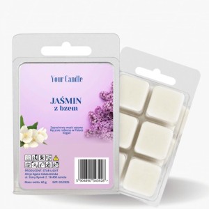 Zapachowy wosk sojowy Jaśmin z bzem 60g- Your Candle 