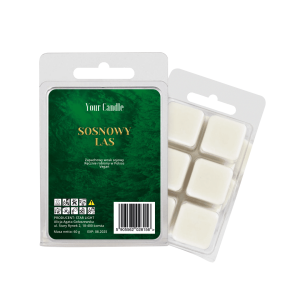 Zapachowy wosk sojowy Sosnowy las 60g- Your Candle 