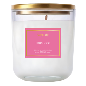 ŚWIECA SOJOWA ZAPACHOWA PROSECCO 180 ml - YOUR CANDLE