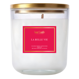 ŚWIECA SOJOWA ZAPACHOWA LA BELLE VIE 180 ml - YOUR CANDLE