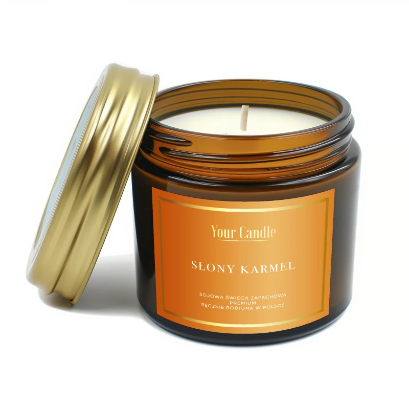 Swieczki 120 ml bawełniany knot PREMIUM - Słony Karmel.jpg