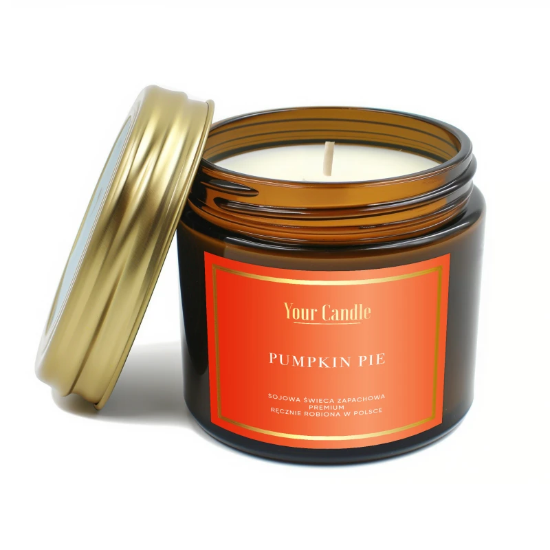 Swieczki 120 ml bawełniany knot PREMIUM - Pumpkin Pie.jpg