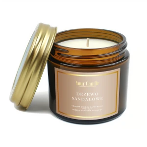 Świeca zapachowa sojowa Drzewo Sandałowe 120ml- Your Candle 