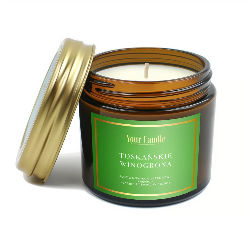 Swieczki 120 ml bawełniany knot PREMIUM - Toskańskie Winogrona.jpg
