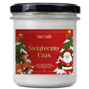 Świeca zapachowa sojowa Świąteczny Czas 300ml- Your Candle 