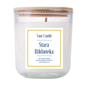 Świeca zapachowa sojowa Stara Biblioteka 210ml- Your Candle 