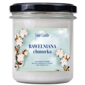 Świeca zapachowa sojowa Bawełniana chmurka 300ml - Your Candle 
