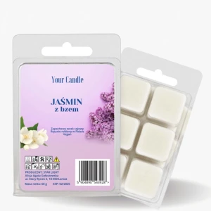 Zapachowy wosk sojowy Jaśmin z bzem 60g- Your Candle 