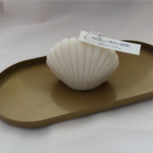 Świeca sojowa naturalna dekoracyjna Muszla Duża 140 g - Your Candle   