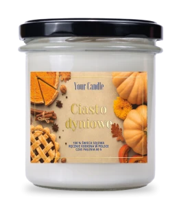 Świeca zapachowa sojowa Ciasto Dyniowe 300ml- Your Candle 