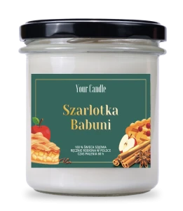 Świeca zapachowa sojowa Szarlotka Babuni 300 ml - Your Candle