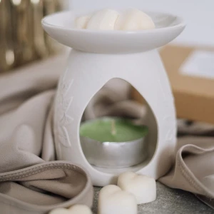 Ceramiczny Kominek do wosku zapachowego "Your Candle" - Kwiaty