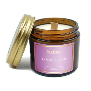 Świeca zapachowa sojowa Jaśmin z Bzem 120ml- Your Candle  