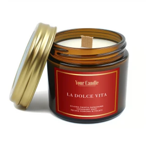 Świeca zapachowa sojowa La Dolce Vita 120ml- Your Candle  