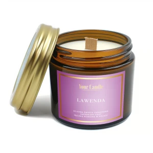 Świeca zapachowa sojowa Lawenda 120ml- Your Candle  