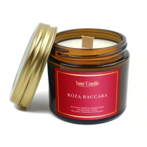 Świeca zapachowa sojowa Róża Baccara 120ml- Your Candle 