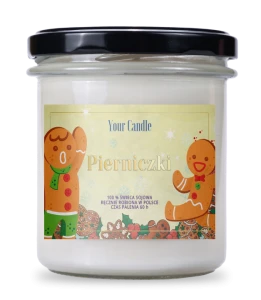 Świeca zapachowa sojowa Pierniczki 300ml- Your Candle 