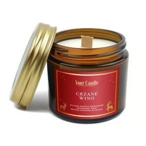 Świeca zapachowa sojowa Grzane Wino 120ml- Your Candle  
