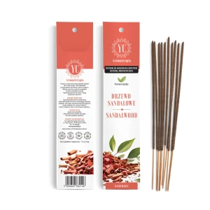 NATURALNE KADZIDŁA INDYJSKIE DRZEWO SANDAŁOWE 10szt.(16g)- Your Candle