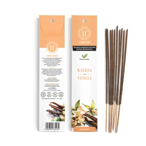 NATURALNE KADZIDŁA INDYJSKIE WANILIA 10szt.(16g)- Your Candle