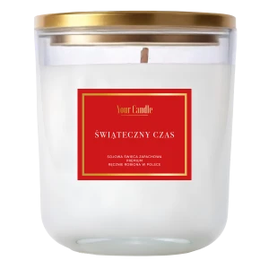 ŚWIECA SOJOWA ZAPACHOWA ŚWIĄTECZNY CZAS 180 ml - YOUR CANDLE