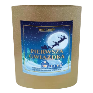 ŚWIECA SOJOWA ZAPACHOWA PIERWSZA GWIAZDKA 180 ml - YOUR CANDLE