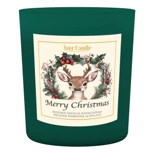 ŚWIECA SOJOWA ZAPACHOWA MERRY CHRISTMAS 180 ml - YOUR CANDLE