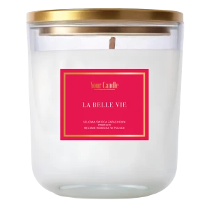 ŚWIECA SOJOWA ZAPACHOWA LA BELLE VIE 180 ml - YOUR CANDLE