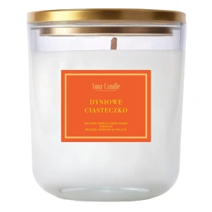 ŚWIECA SOJOWA ZAPACHOWA DYNIOWE CIASTECZKO 180 ml - YOUR CANDLE 