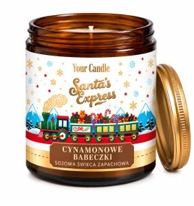 Świeca sojowa zapachowa Cynamonowe Babeczki 180ml- Your Candle