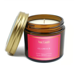 Świeca zapachowa sojowa Glamour 120ml- Your Candle  