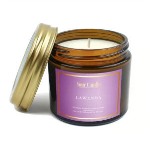 Świeca zapachowa sojowa Lawenda 120ml- Your Candle  